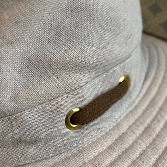 Tilley Size 7 1/4 TMH55 Mash-Up Airflo Sun Hat Hemp Blend Fishing Sports Brown - Picture 10 of 12